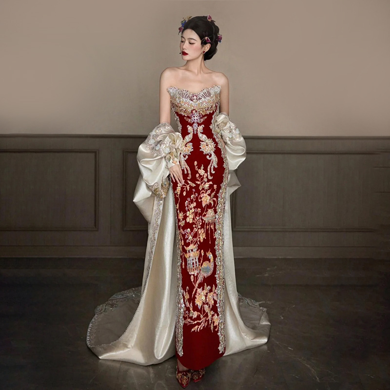 Embroidery In Indonesia - Vestido de Novia Chino Xiuhe 2026