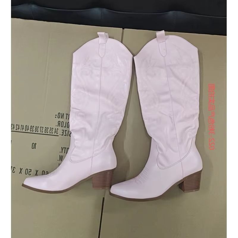 Embroidery Yes - Eilyken, botas hasta la rodilla con