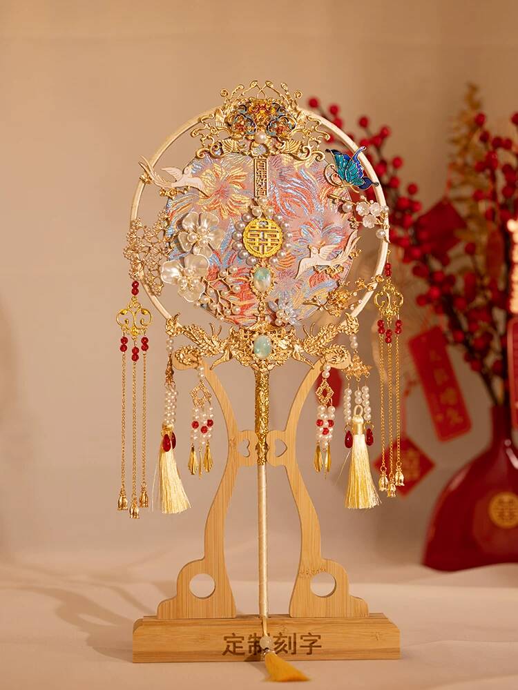 Embroidery Style - Kit DIY de Abanico Redondo de