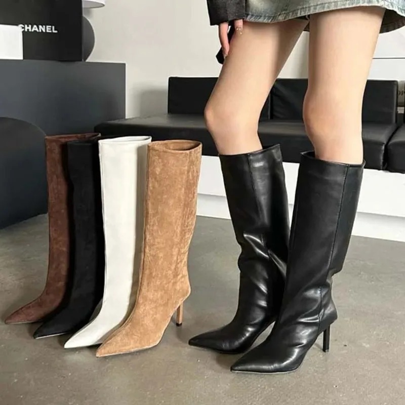 Embroidery Yes - Botas Largas de lujo para Mujer,