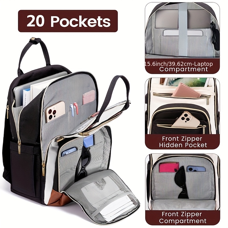 Embroidery Computer - Mochila para Portátil de Dos Tonos