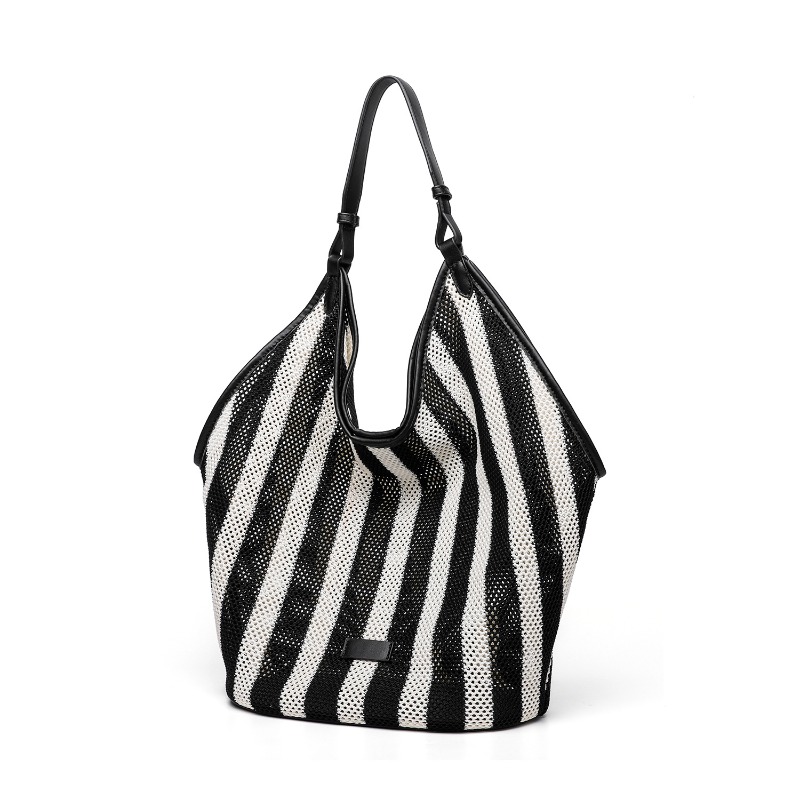 Bolso Tote Grande a Rayas Teji - Embroidery Class reseña y precio