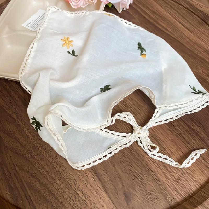 Pañuelos de tela con flores bo - Embroidery Hoop Square reseña y precio