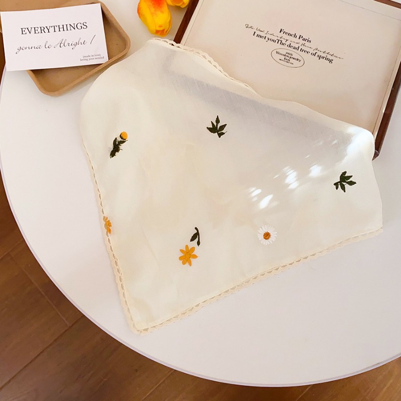 Pañuelos de tela con flores bo - Embroidery Hoop Square reseña y precio