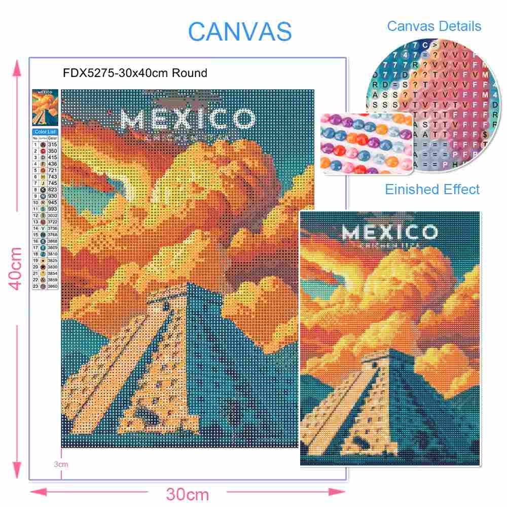 Pintura de diamantes 5D DIY Po - Embroidery Canvas reseña y precio