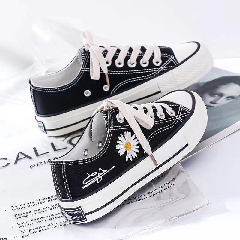 Zapatos de lona con bordado de - Embroidery Canvas reseña y precio