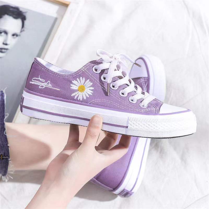 Zapatos de lona con bordado de - Embroidery Canvas reseña y precio