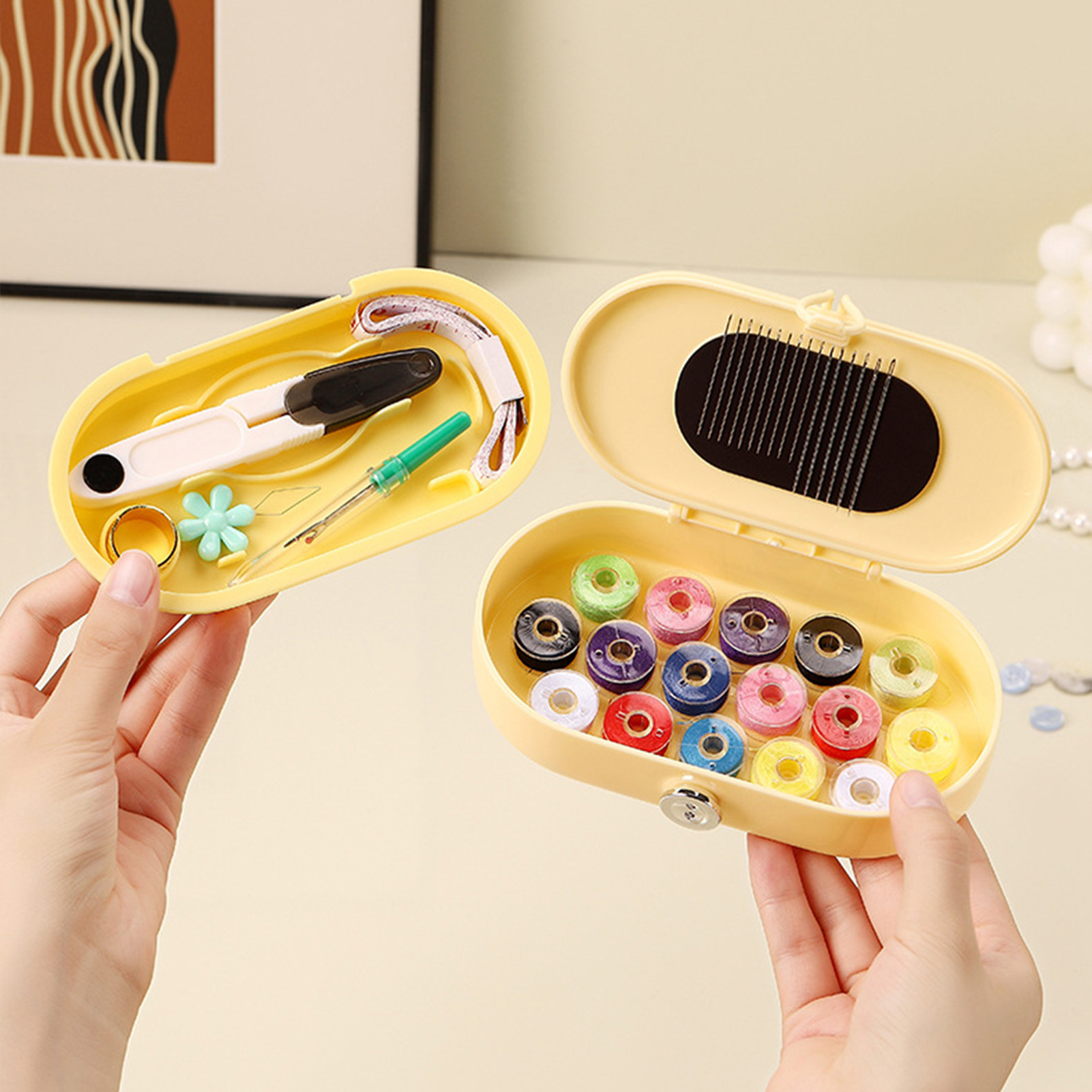Kit de costura magnético, caja - Needle Minder Magnet reseña y precio
