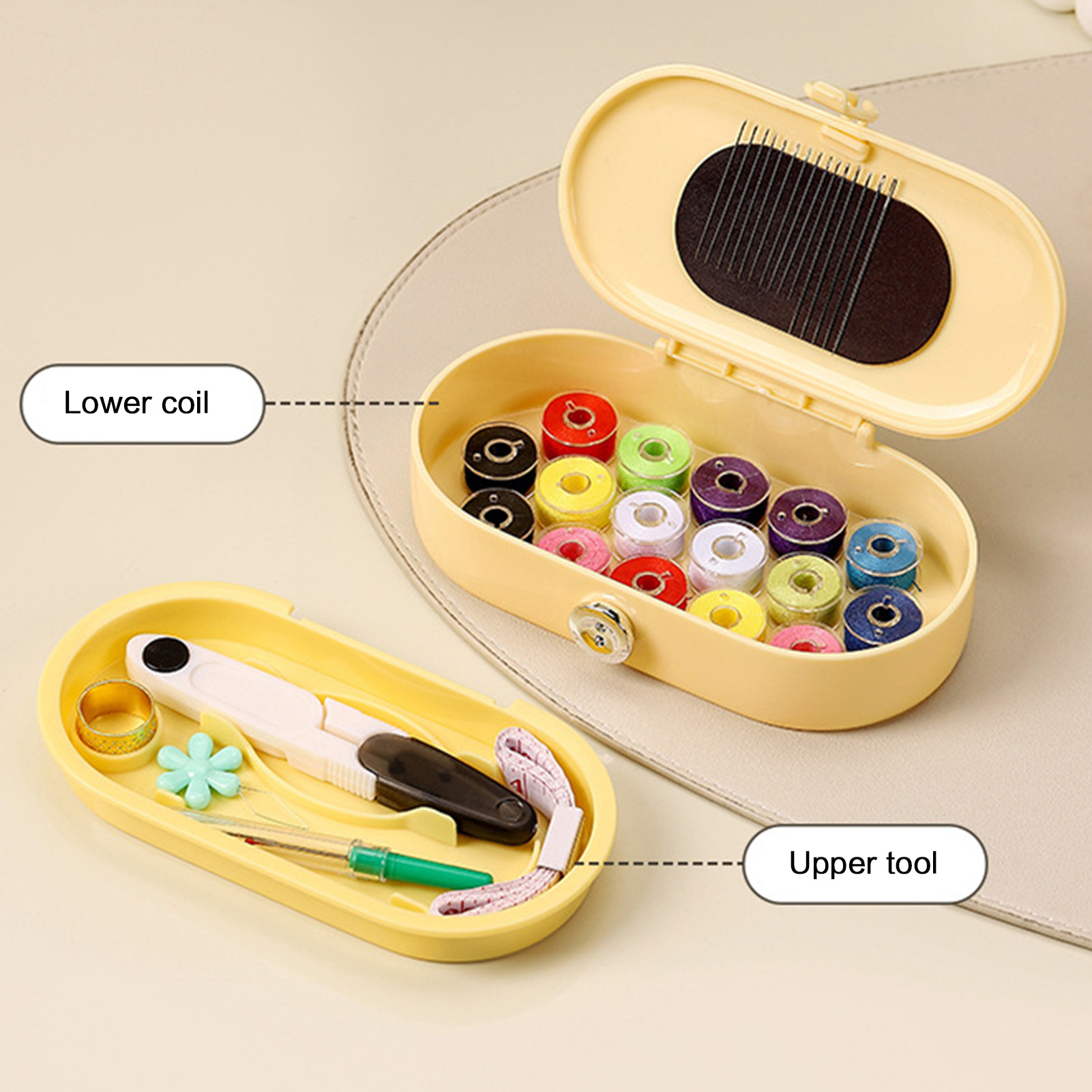 Kit de costura magnético, caja - Needle Minder Magnet reseña y precio
