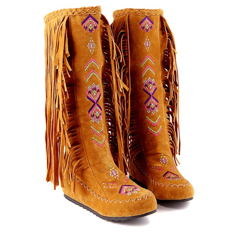 Botas con Borlas, Bordado Hech - Embroidery Yes reseña y precio