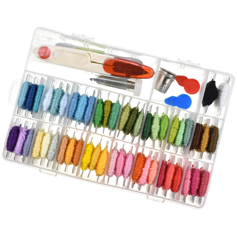 Kit de Bordado Surtido de 50 P - Embroidery Free Pattern reseña y precio