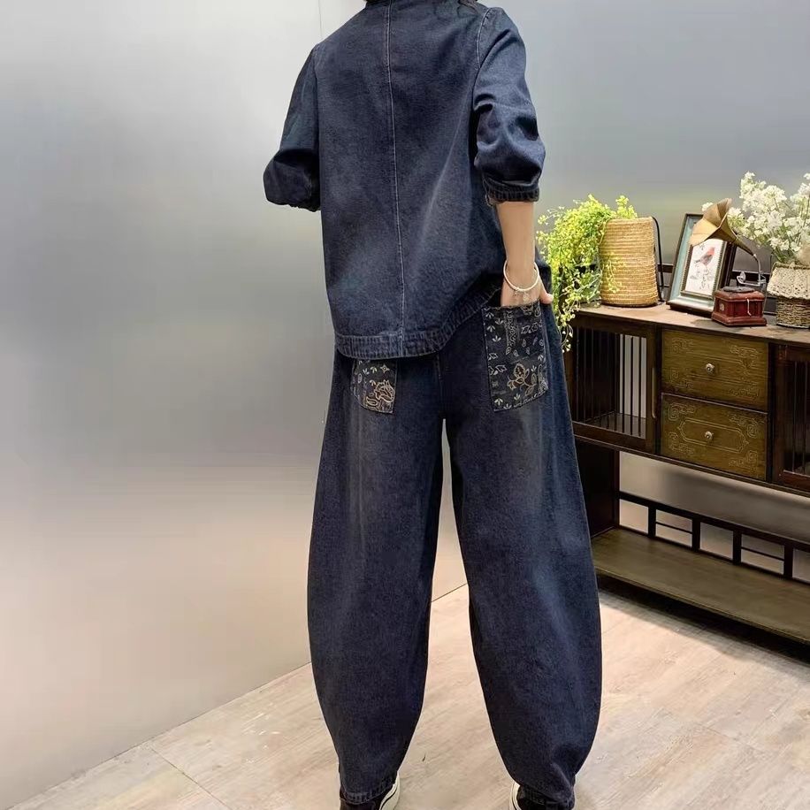 Conjunto de moda vaquera con f - Embroidery Class reseña y precio