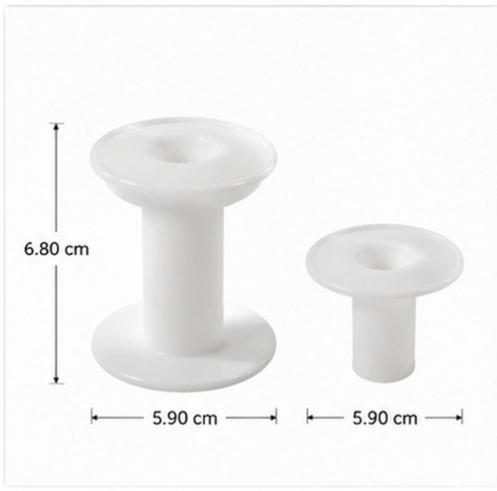 10 Bobinas de Plástico Blancas - Embroidery Threads reseña y precio