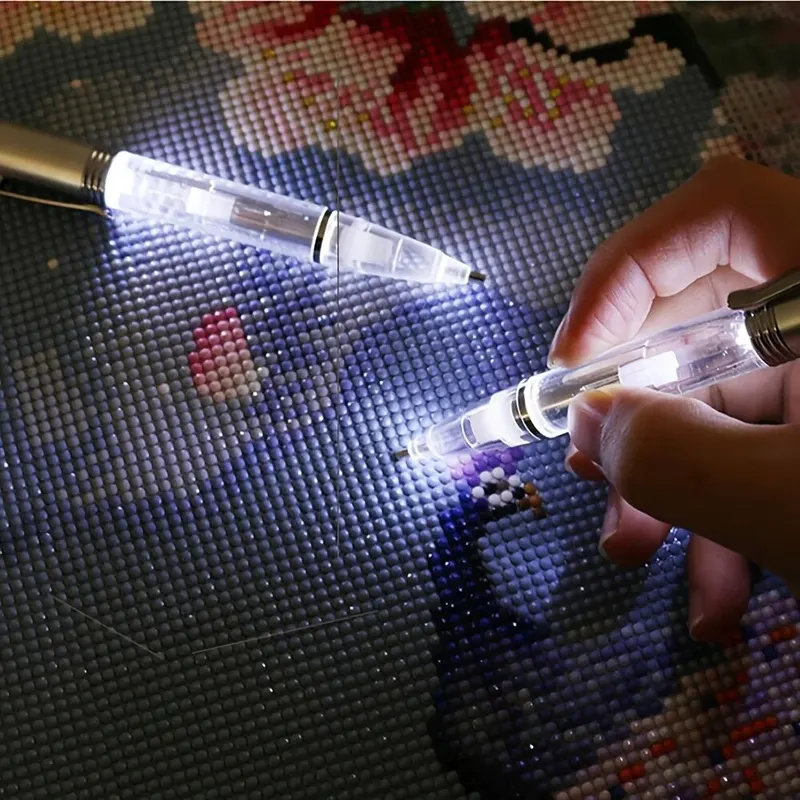 Lápiz de Diamantes con Luz LED - Embroidery Artwork reseña y precio