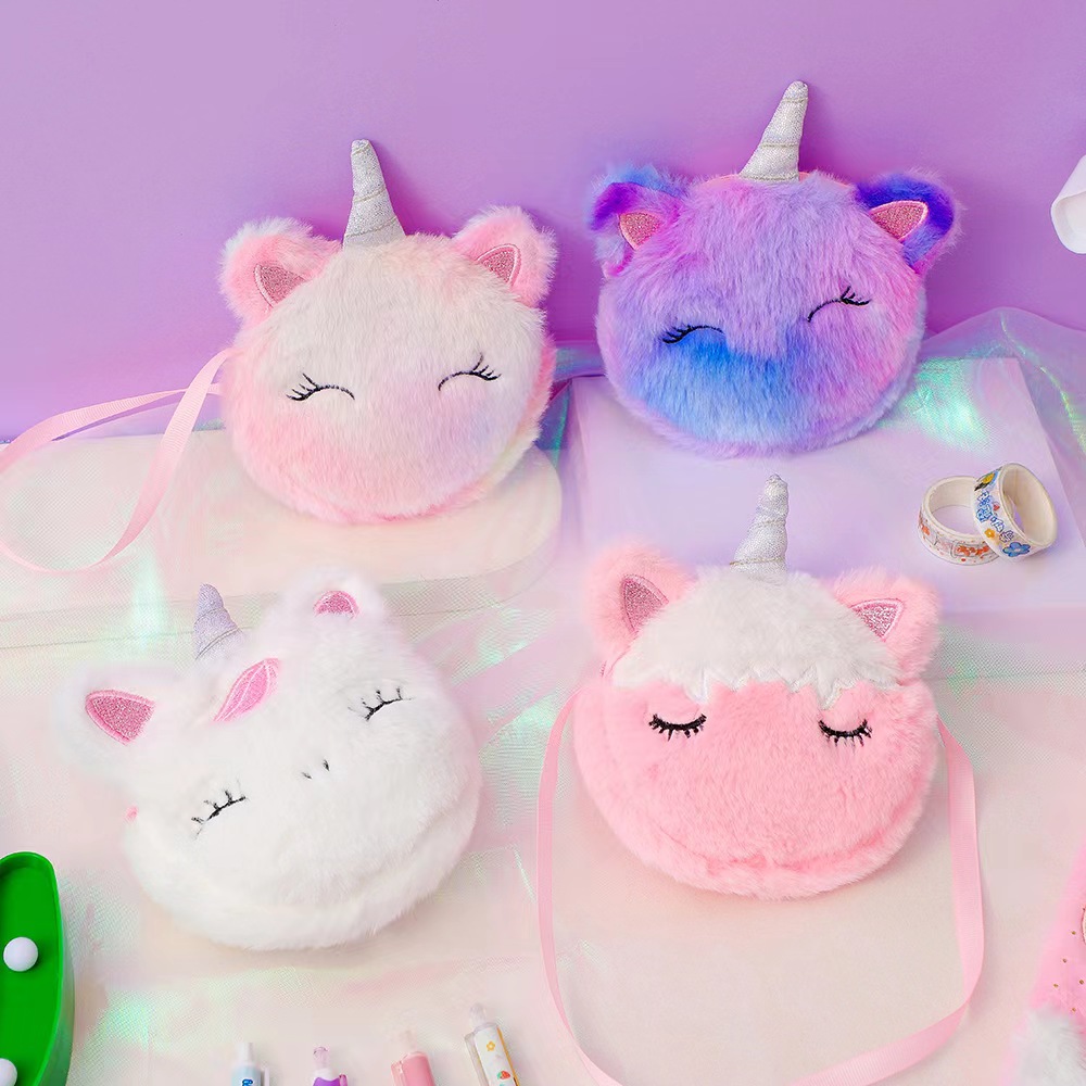 Bolso de Hombro de Felpa para  - Embroidery Unicorn reseña y precio