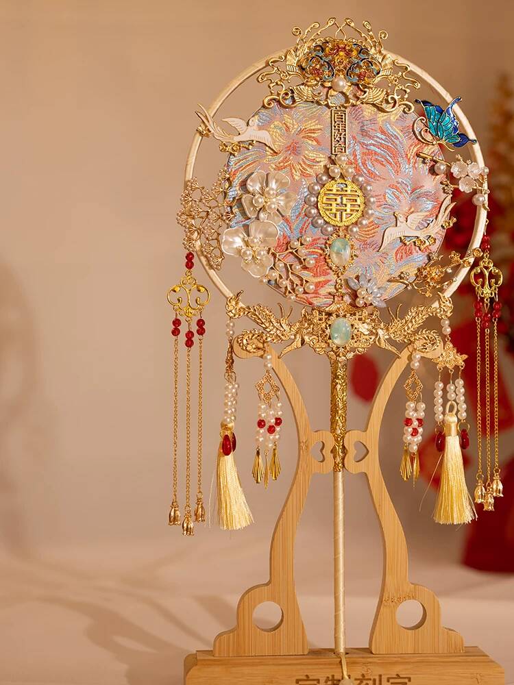 Kit DIY de Abanico Redondo de  - Embroidery Style reseña y precio