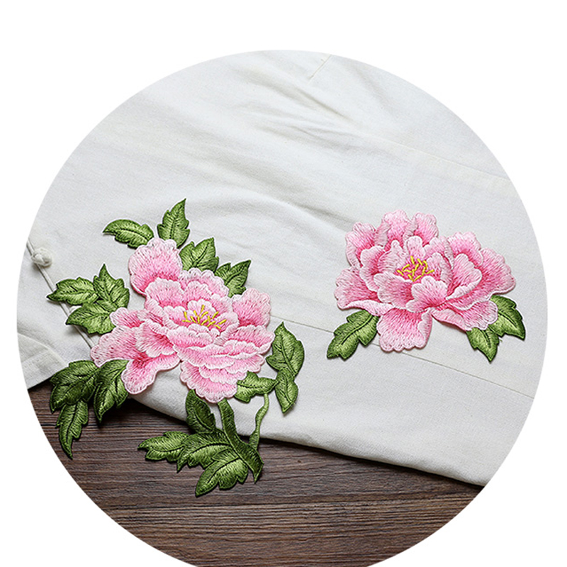 1 par de apliques bordados de  - Embroidery Yellow Dress reseña y precio