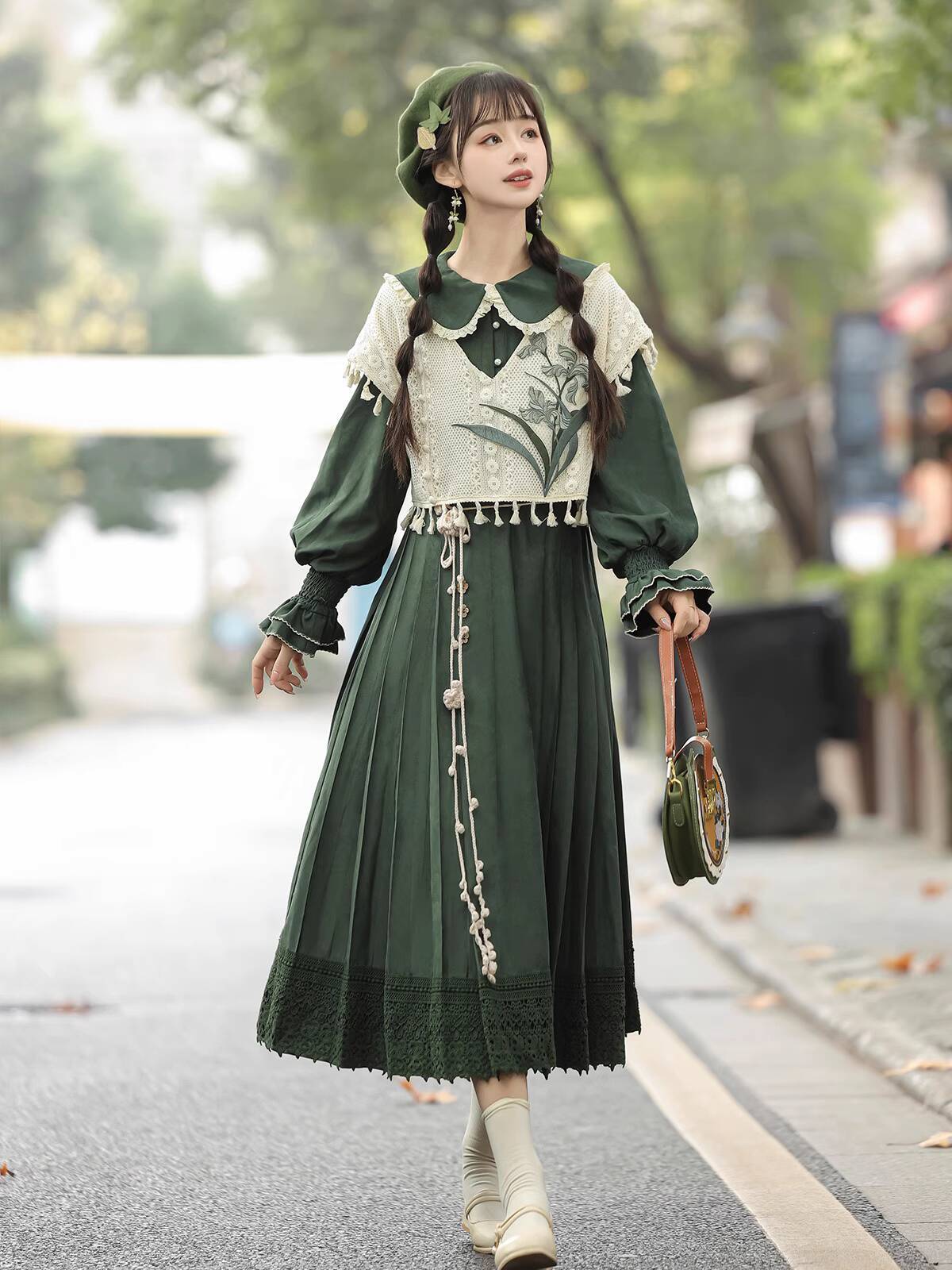 Nuevo conjunto de vestido de L - Embroidery Style reseña y precio