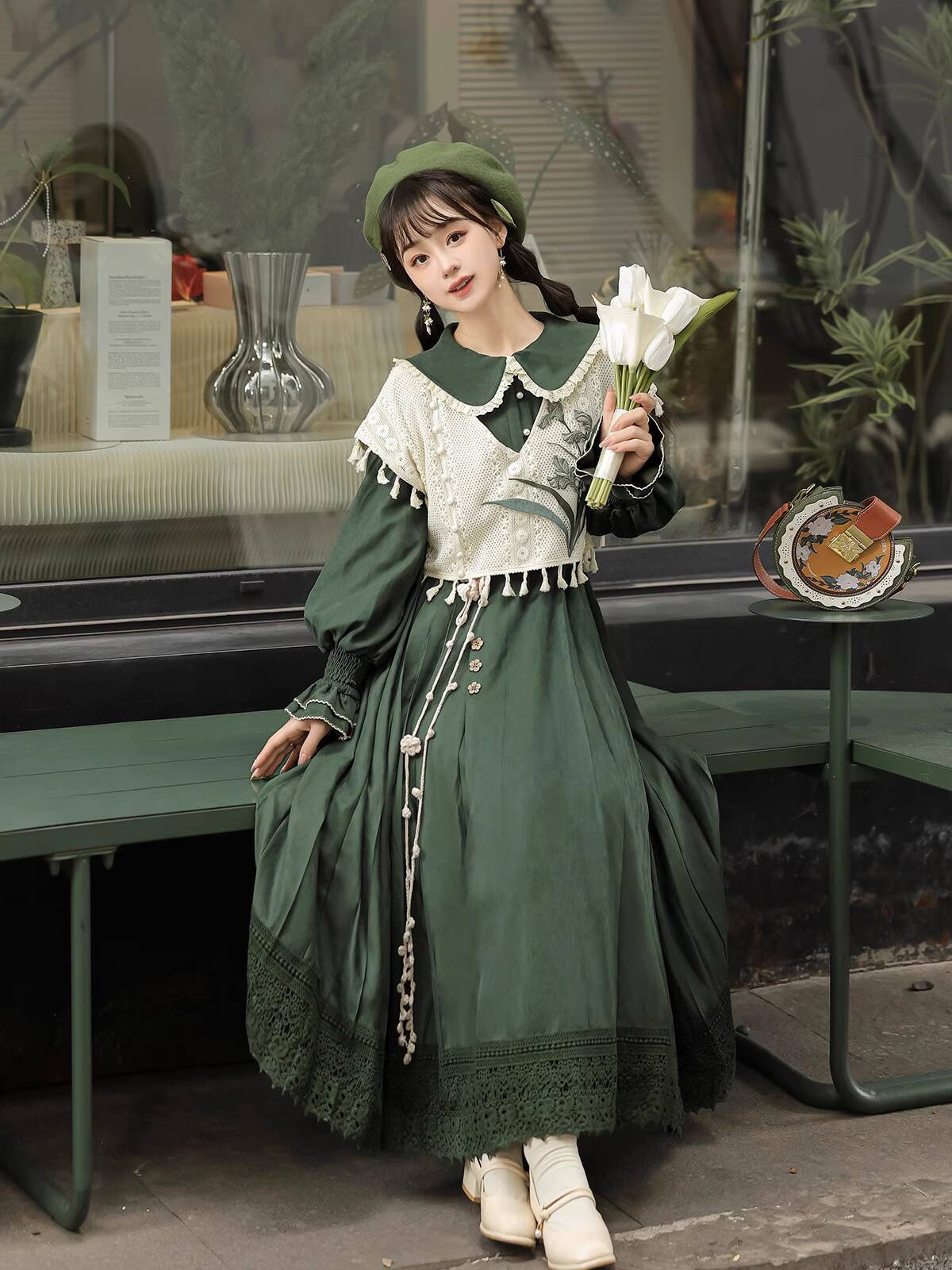 Nuevo conjunto de vestido de L - Embroidery Style reseña y precio
