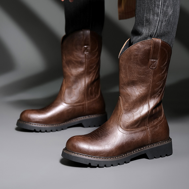 Botas De vaquero a la moda par - Embroidery Yes reseña y precio