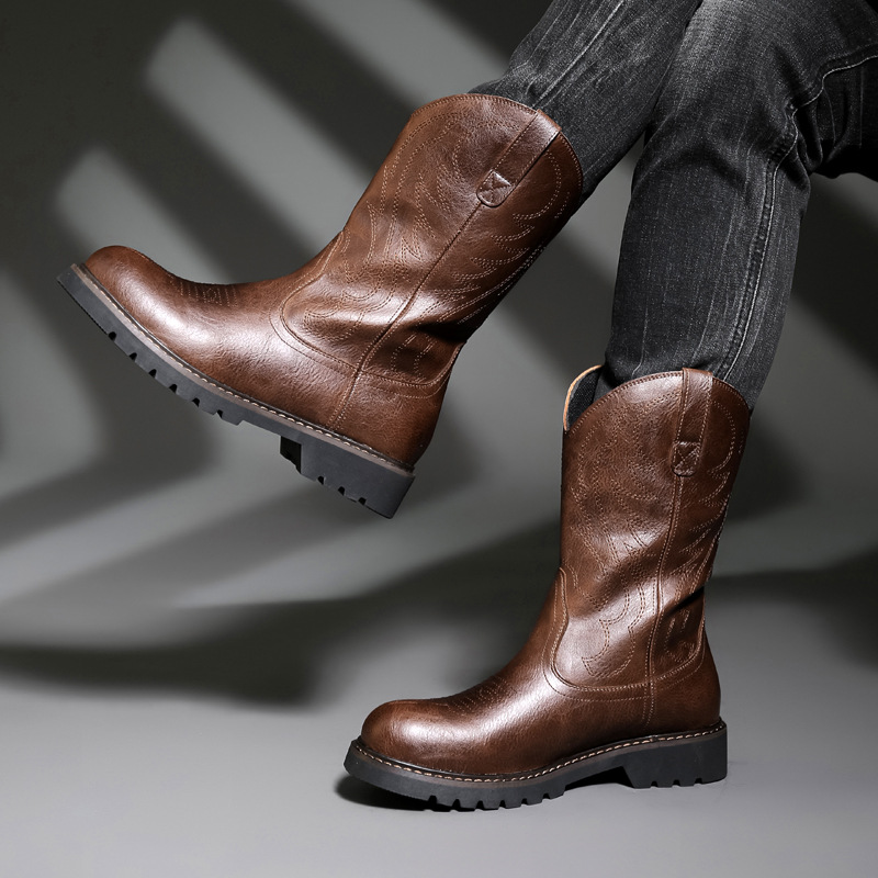 Botas De vaquero a la moda par - Embroidery Yes reseña y precio