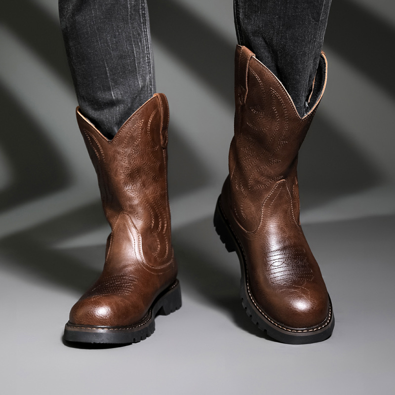 Botas De vaquero a la moda par - Embroidery Yes reseña y precio