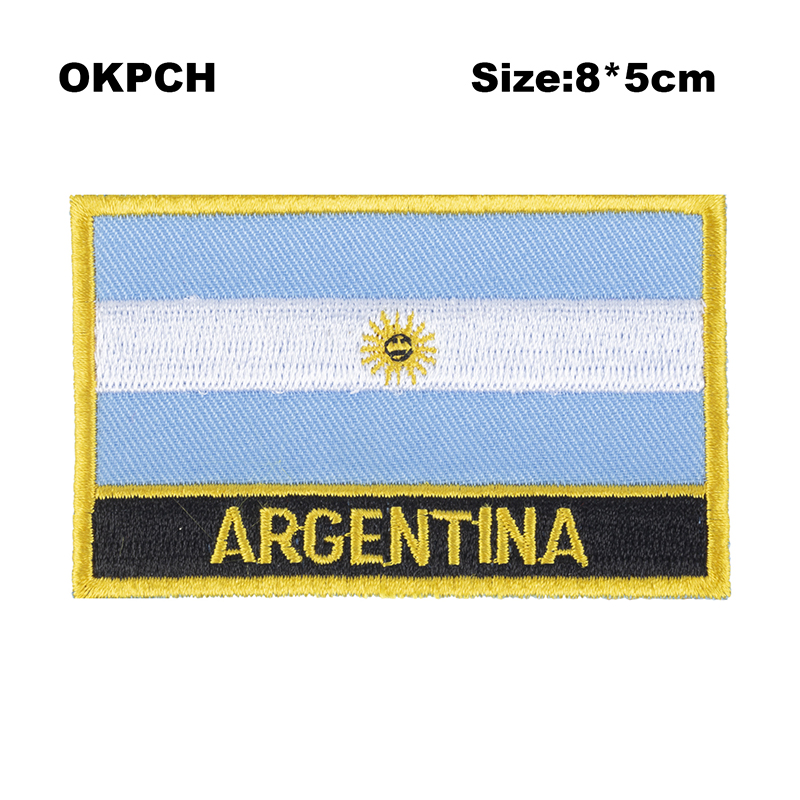 Parches bordados de bandera de - Embroidery In Indonesia reseña y precio