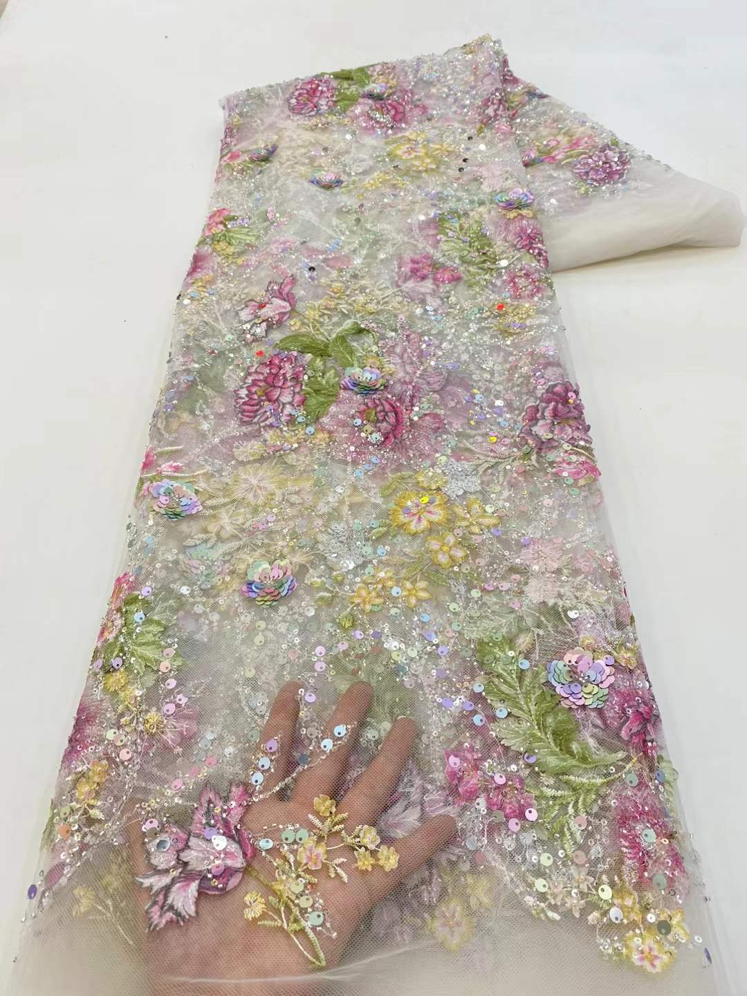 Tela de encaje africana 2026 d - Embroidery Gradient reseña y precio