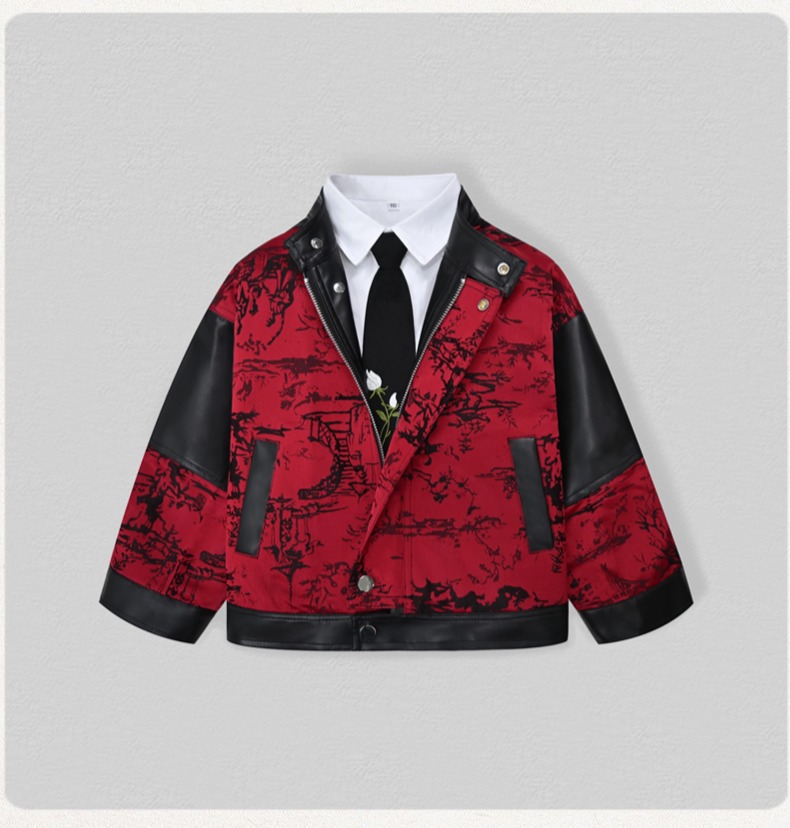 Chaqueta de cuero Pu con borda - Embroidery Class reseña y precio