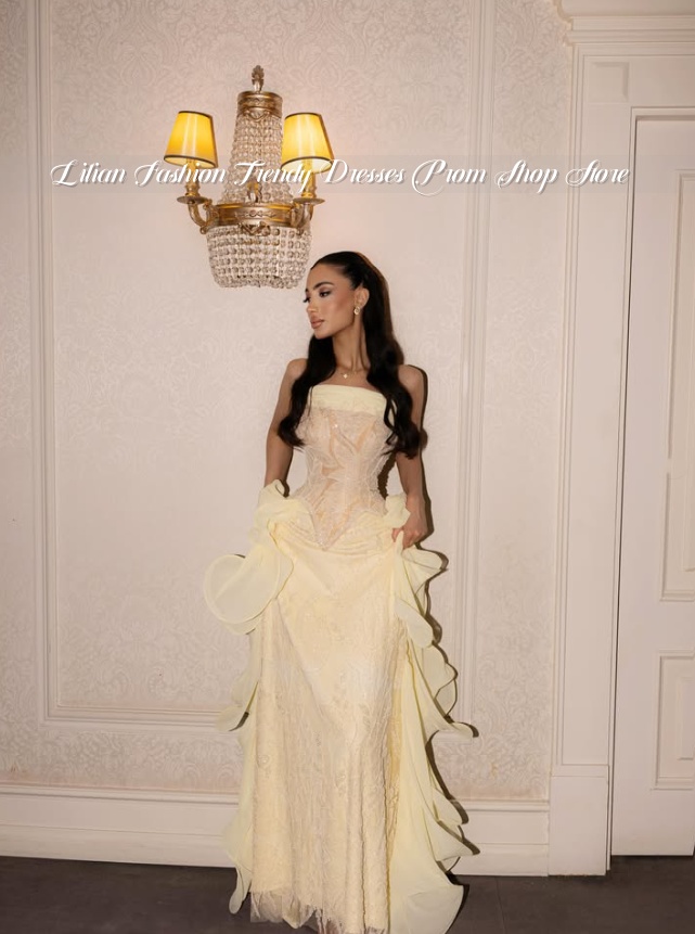 Vestido de Noche Amarillo Páli - Embroidery Yellow Dress reseña y precio