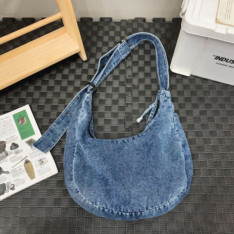 Bolsos cruzados de mezclilla p - Embroidery Class reseña y precio