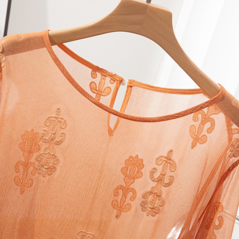 100% de seda Mulberry para muj - Embroidery Class reseña y precio