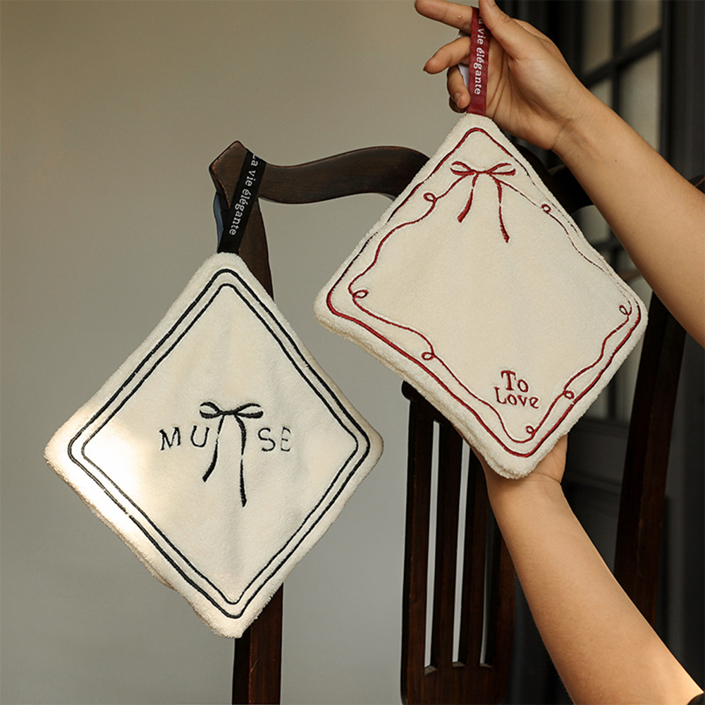Lindo Toalla de Mano Colgante  - Embroidery Towel reseña y precio
