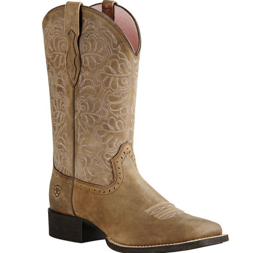 Botas de vaquero de cuero marr - Embroidery Free Pattern reseña y precio