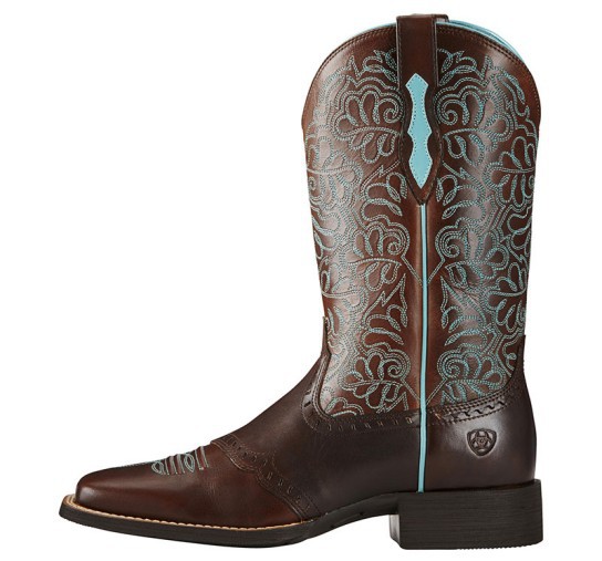 Botas de vaquero de cuero marr - Embroidery Free Pattern reseña y precio