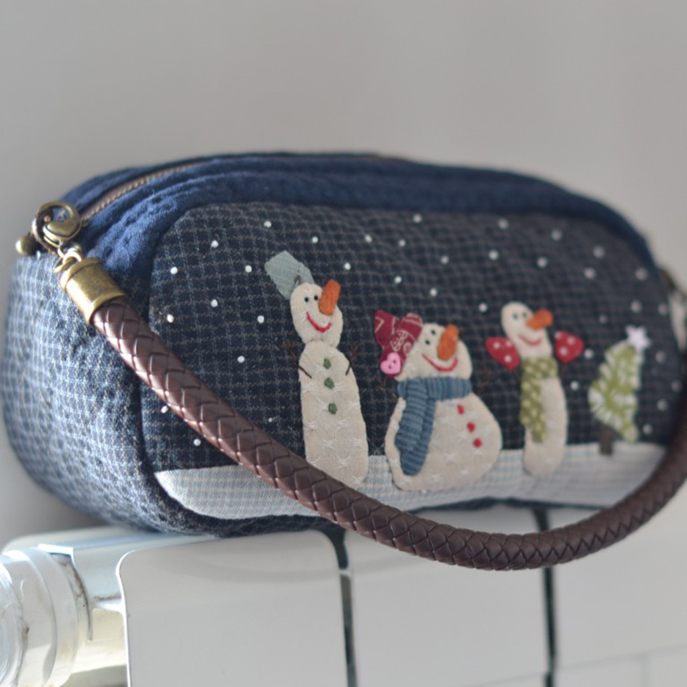 DIY bolso de hombro de nieve p - Embroidery Xmas Stocking reseña y precio