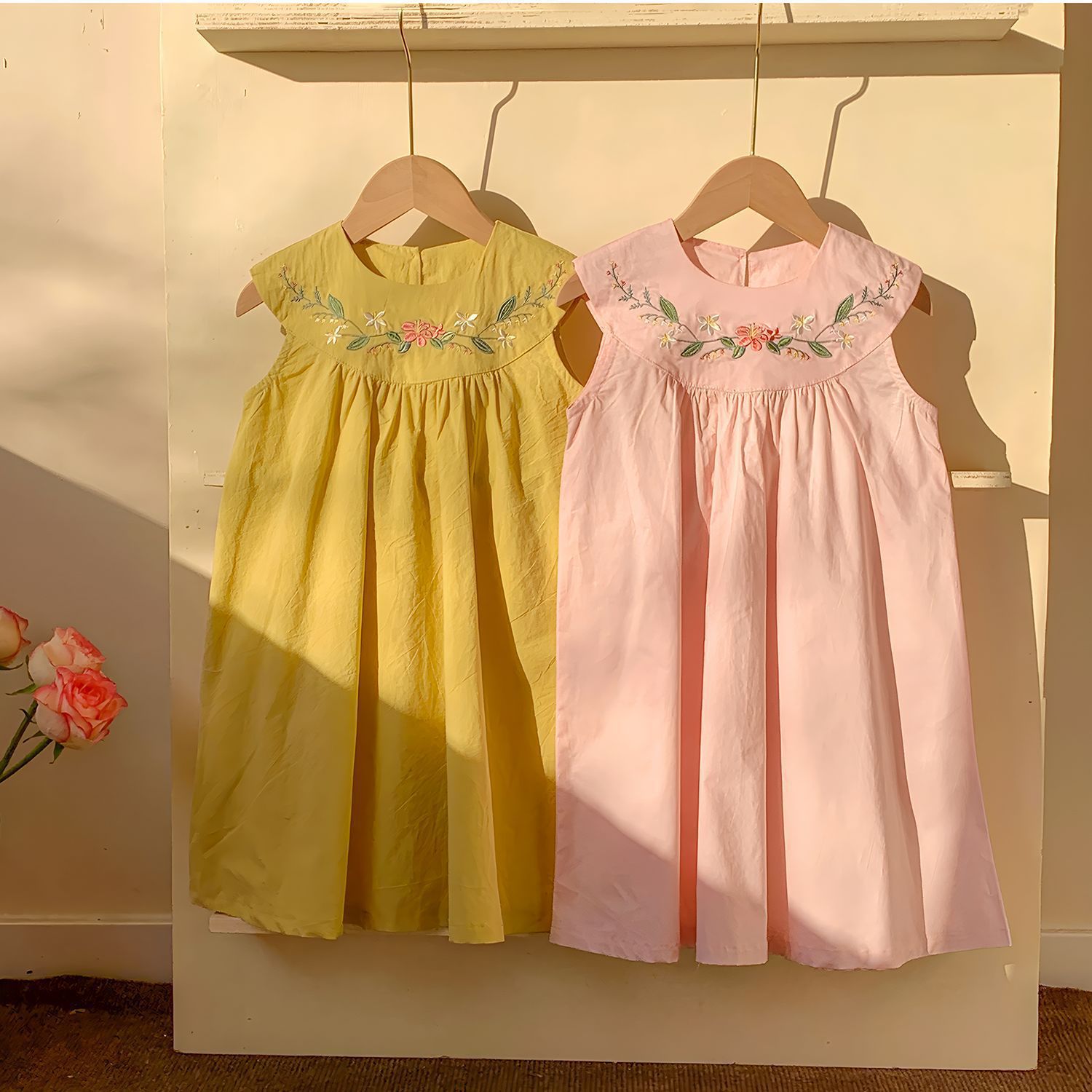 Vestidos Casuales de Verano pa - Embroidery Yellow Dress reseña y precio